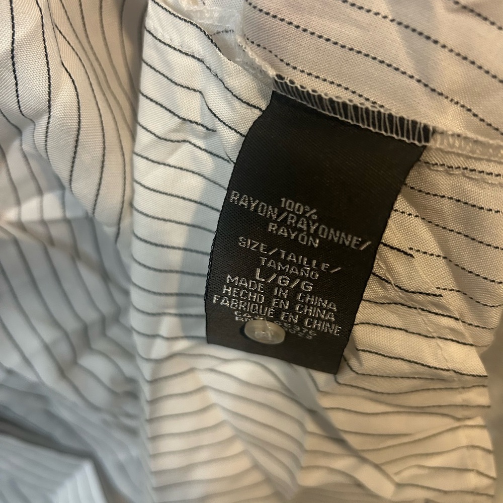 Classic White Striped Women Shirt - Picture 6 of 6